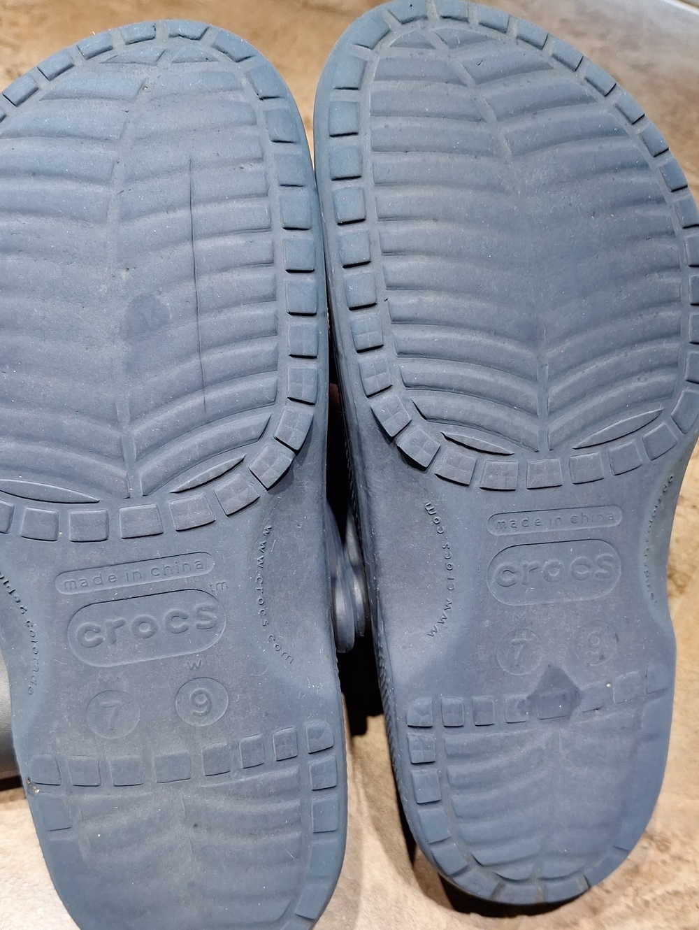 CROCS Navy, Black, Brown Casual Slip-On Shoes. 3 Pairs! - Picture 17 of 17